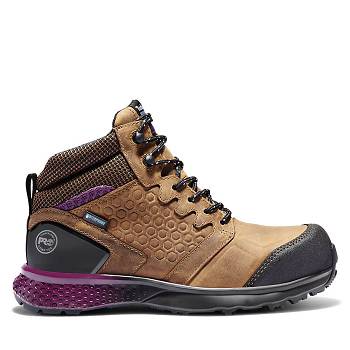 Timberland PRO Reaxion Comp Toe - Hnede 6 Inch Cizmy Damske, T0557SK